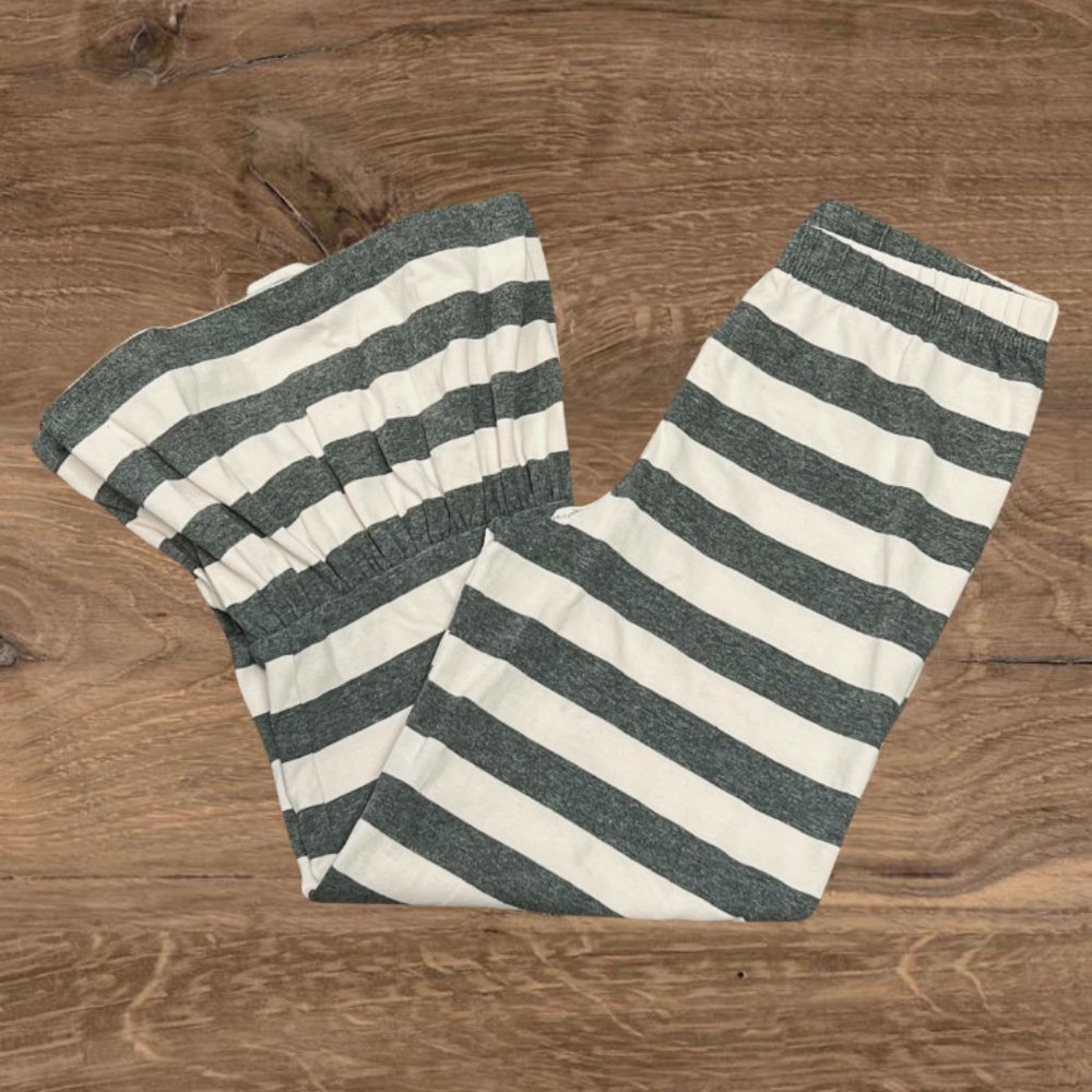 Matilda Jane Brilliant Daydream Walk The Line Stripe Big Ruffle Pants - Size 6